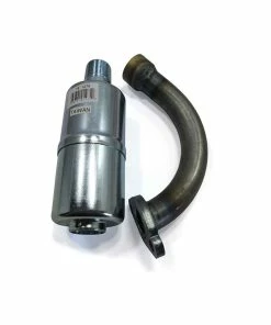 Outlet 🎁 OMB Warehouse Exhaust Header W/ Muffler For Coleman CT200U Mini Bike 💯